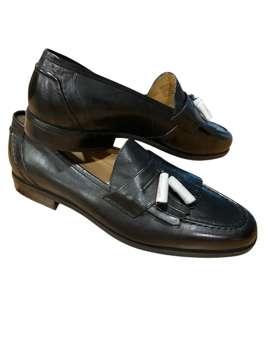NWOB Chaps Men’s Black Leather Tassel Loafers Classic Kiltie Dress Shoes Size 10 main image 6